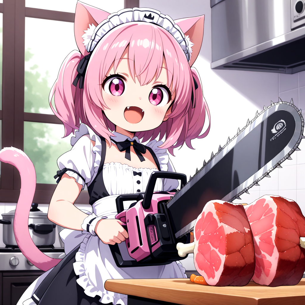 料理は得意にゃんですよ♡