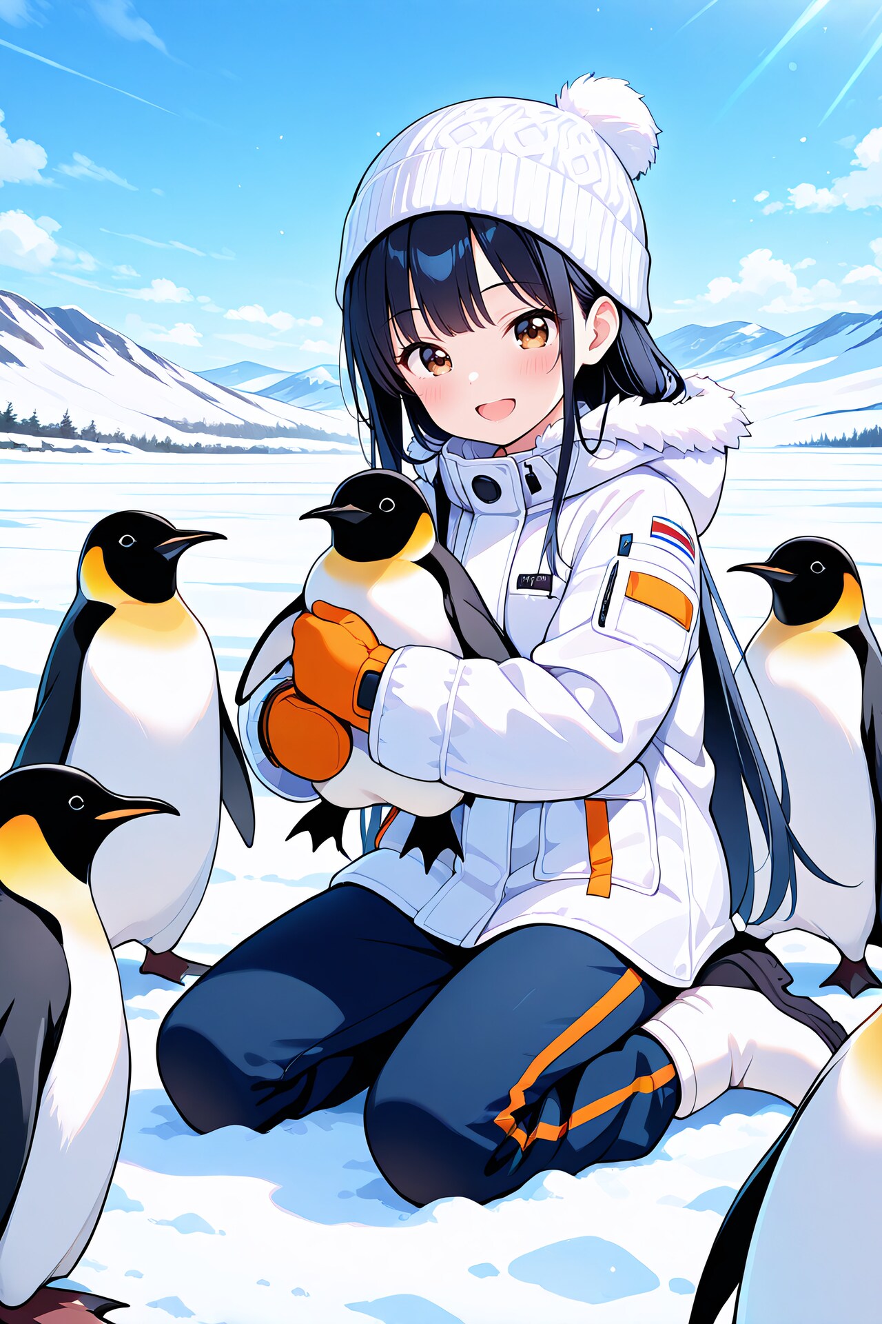 ペンギンの捕獲は禁止です。