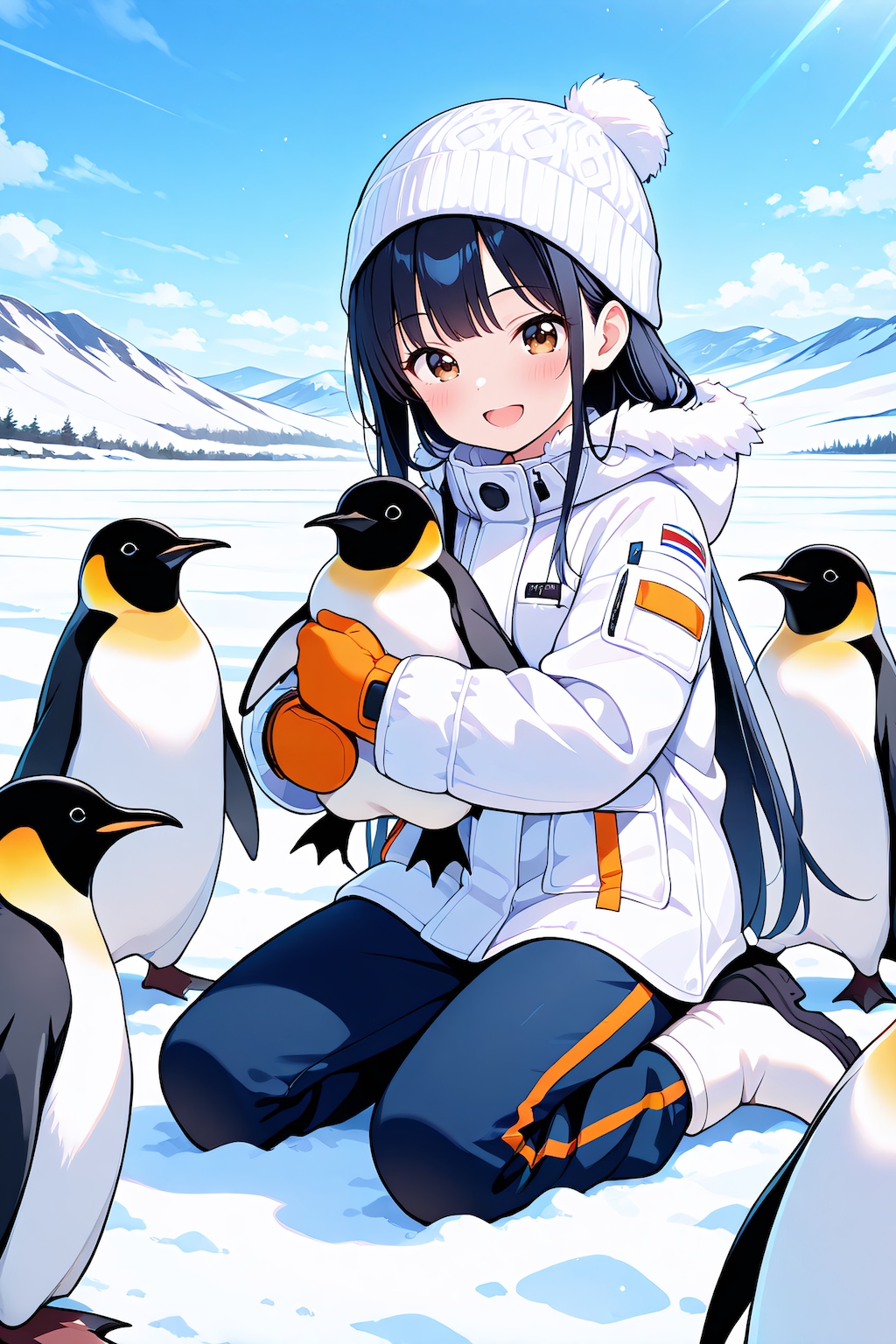 ペンギンの捕獲は禁止です。