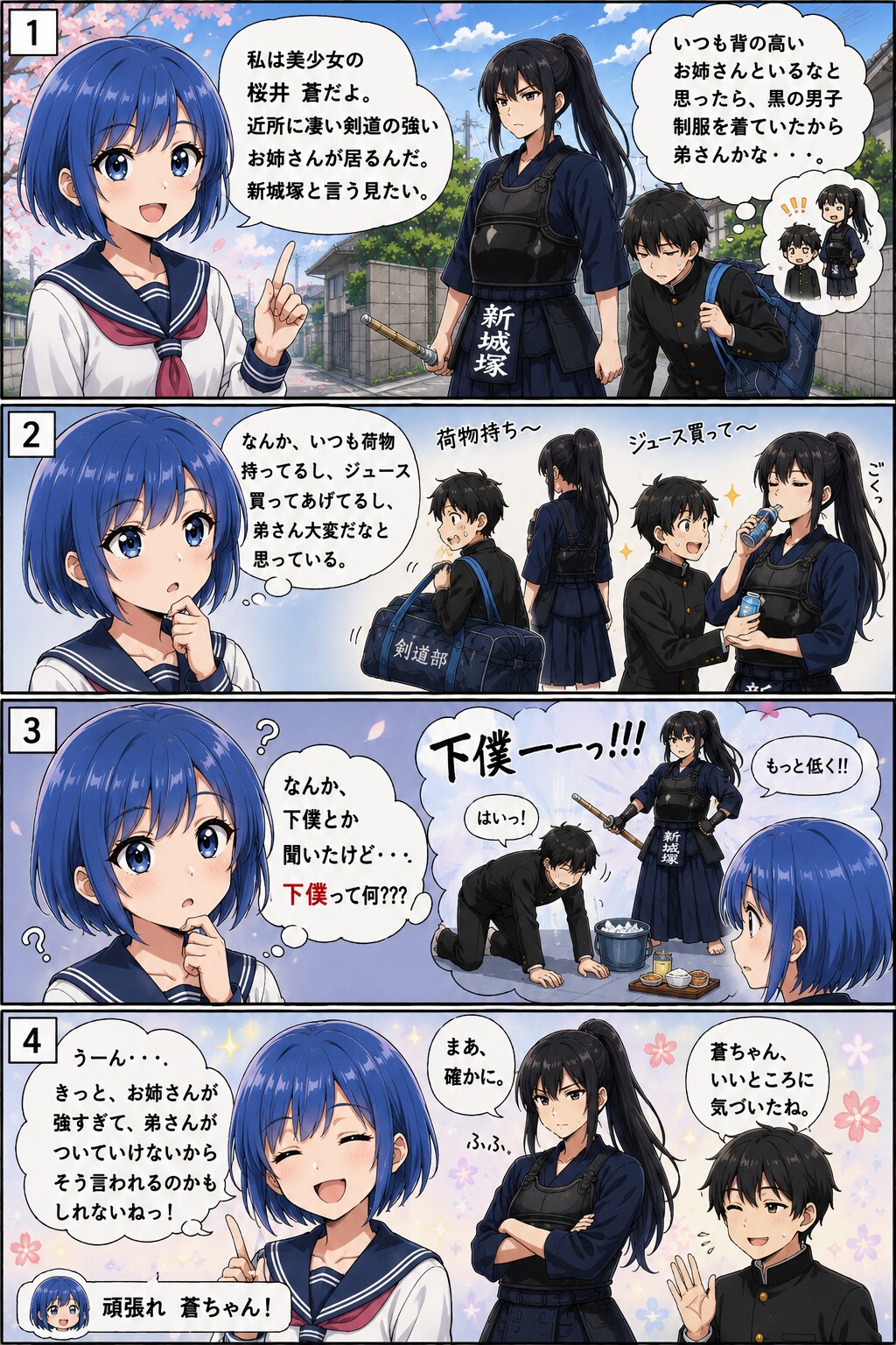 頑張れ! 蒼ちゃん! ④　下僕ってなに???