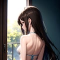 後姿の練習 2枚目