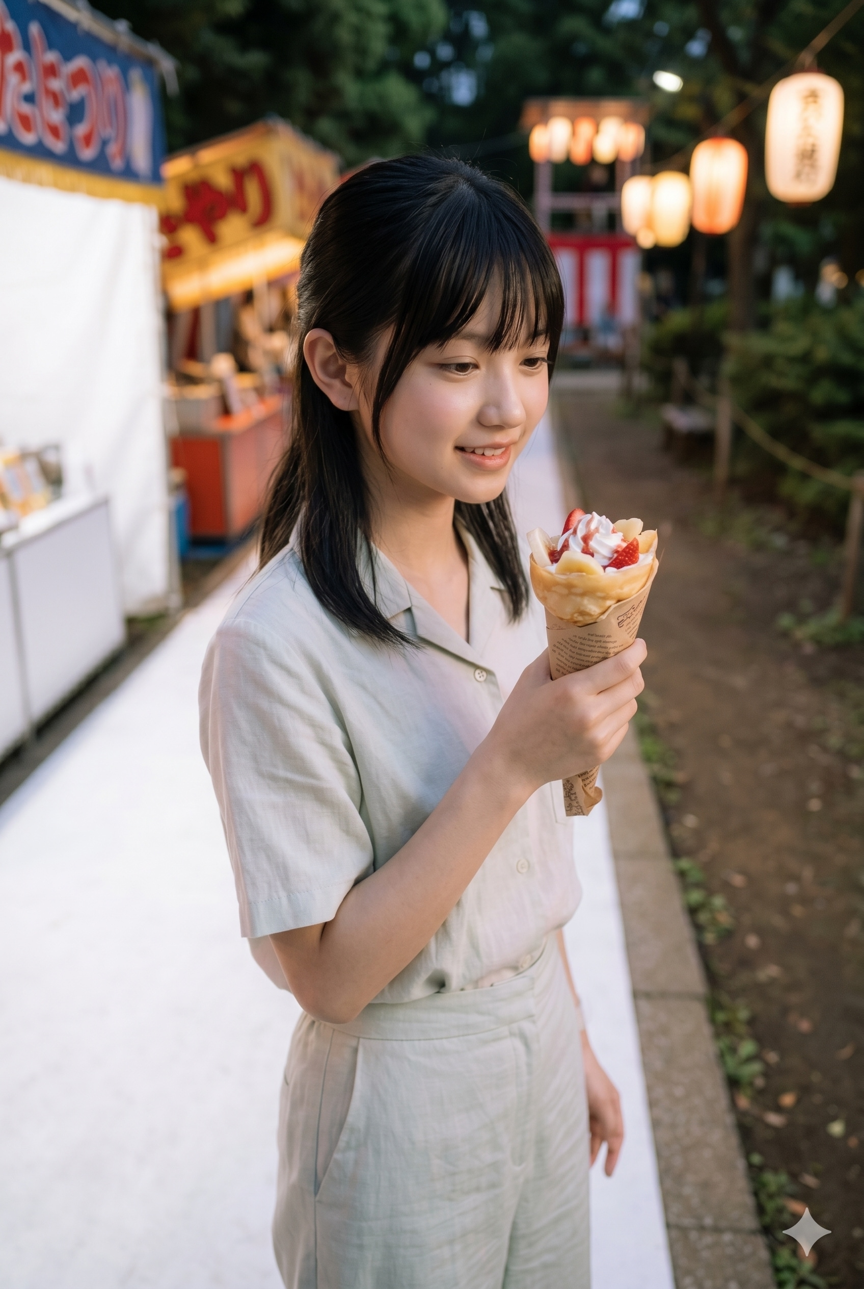 【蔵出し】写真集18「クレープ」　★AI併用作品★