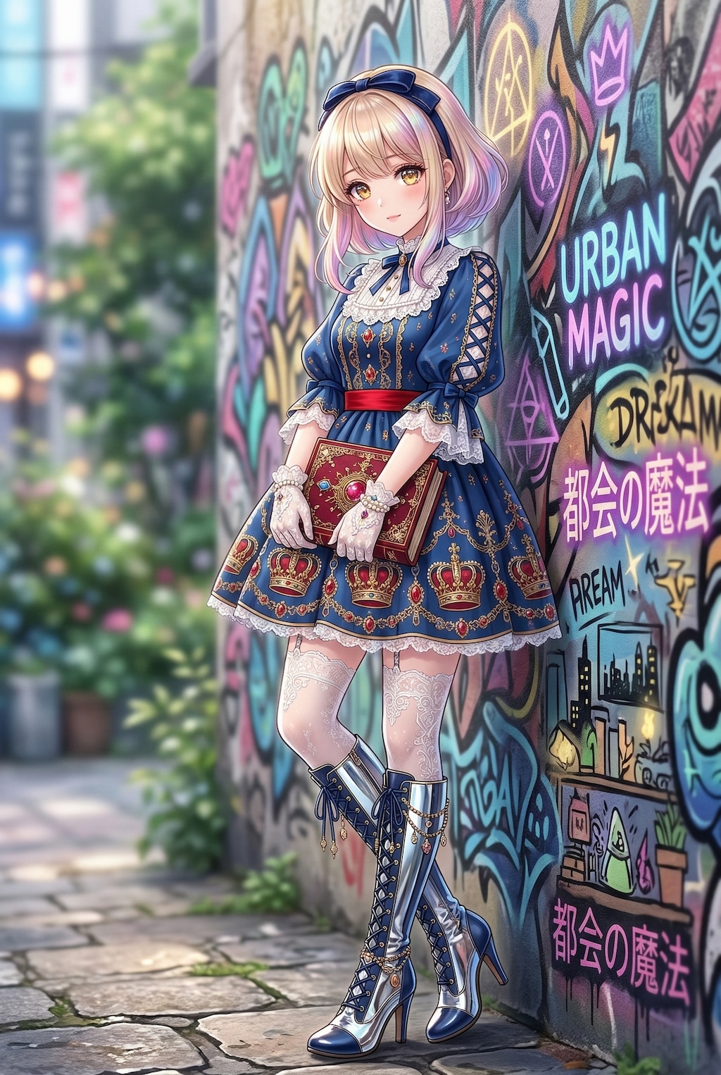 神秘の王冠と書物