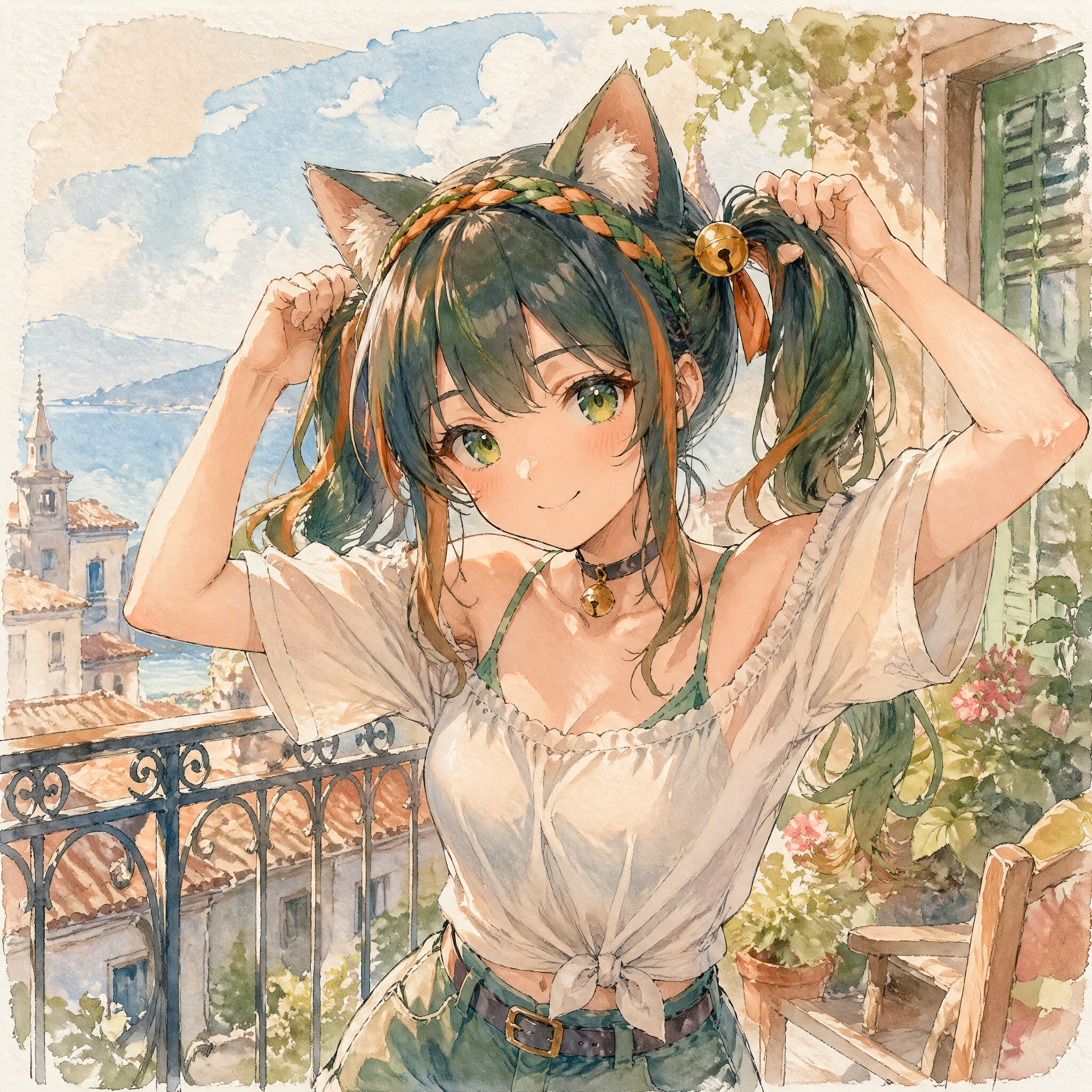 手ツインテ（７）翠鈴　GPTimages2.0 | の人気AIイラスト・グラビア