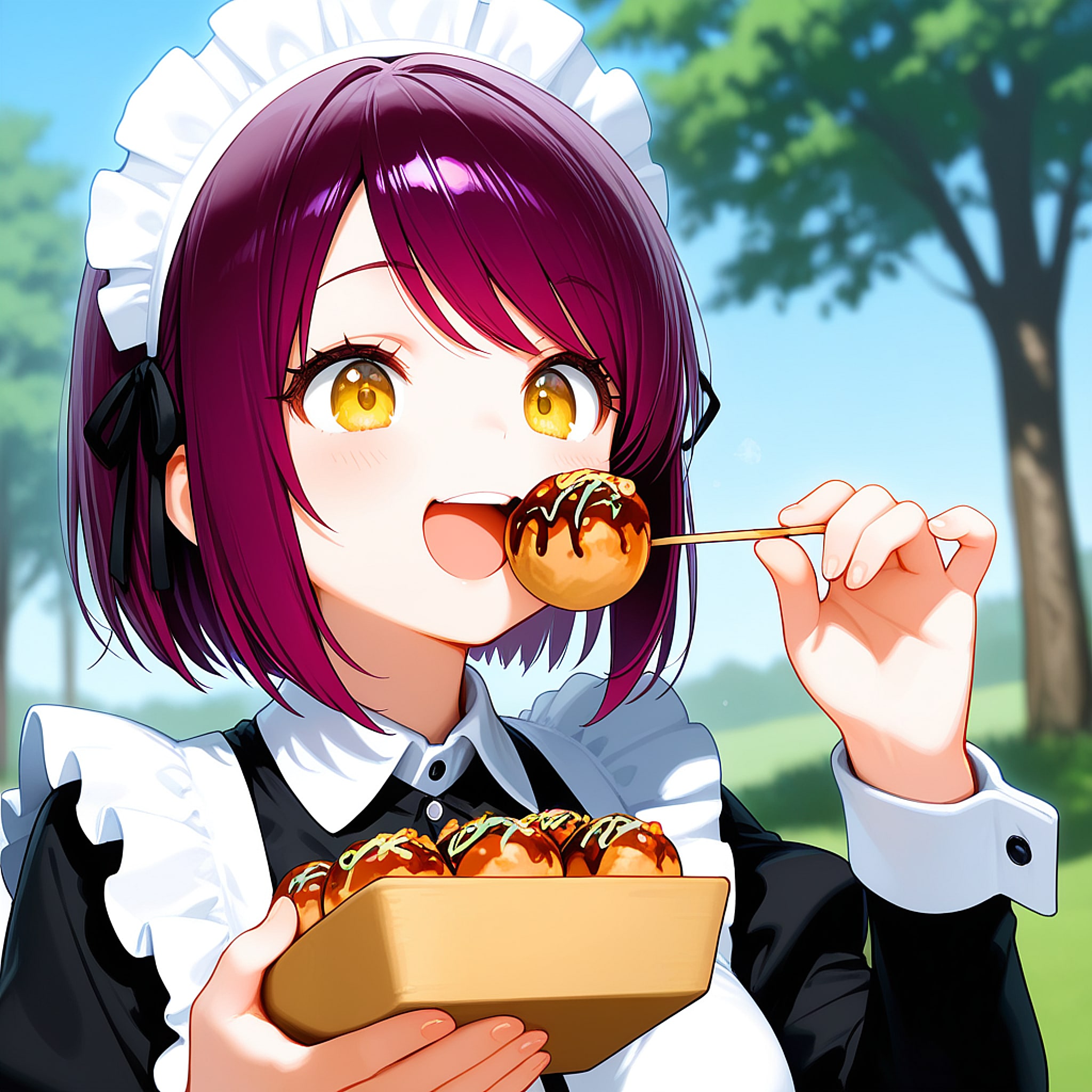 こんにちは（挨拶メイドの芽衣ちゃん） | の人気AIイラスト・グラビア