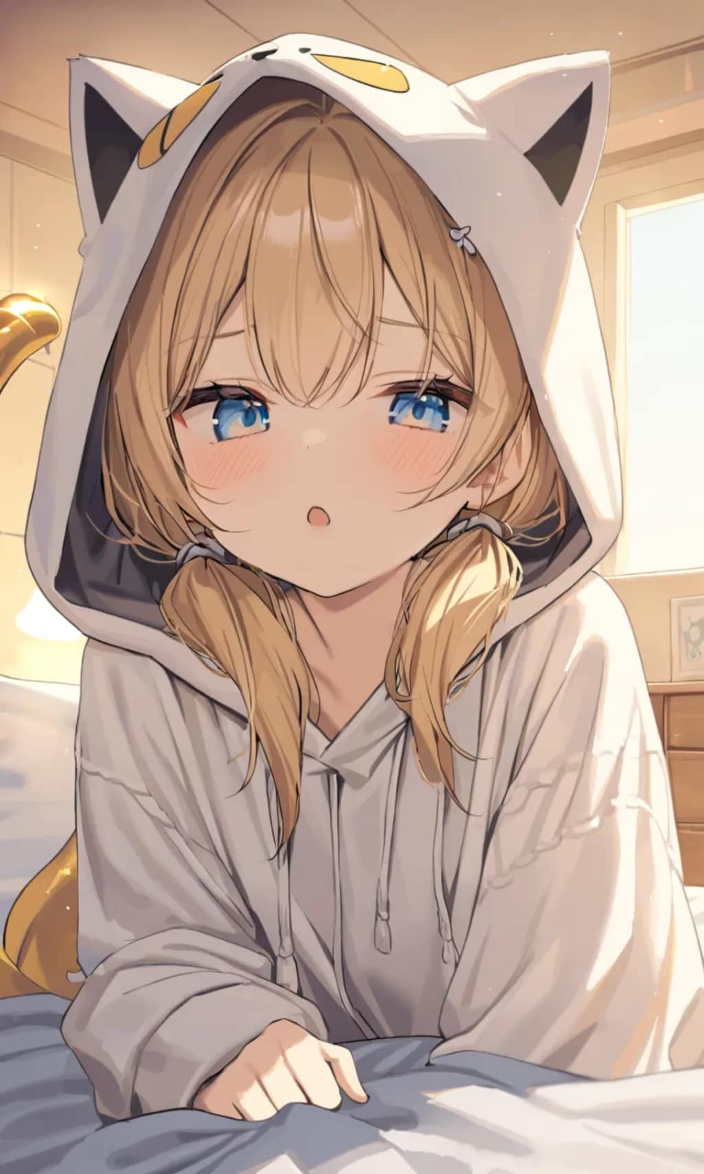 こるり「起きた眠い」まや「はよ起きろ」