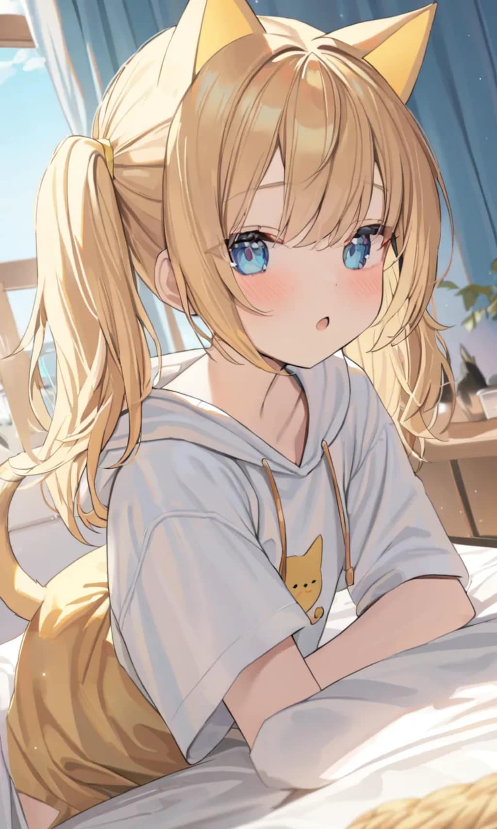 こるり「起きた眠い」まや「はよ起きろ」