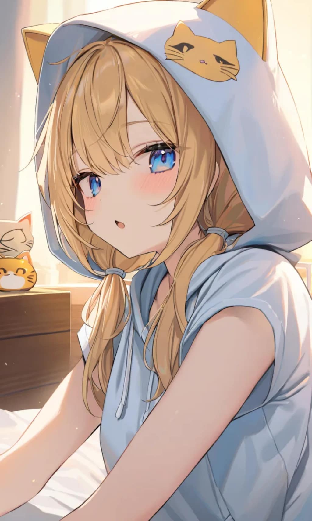 こるり「起きた眠い」まや「はよ起きろ」