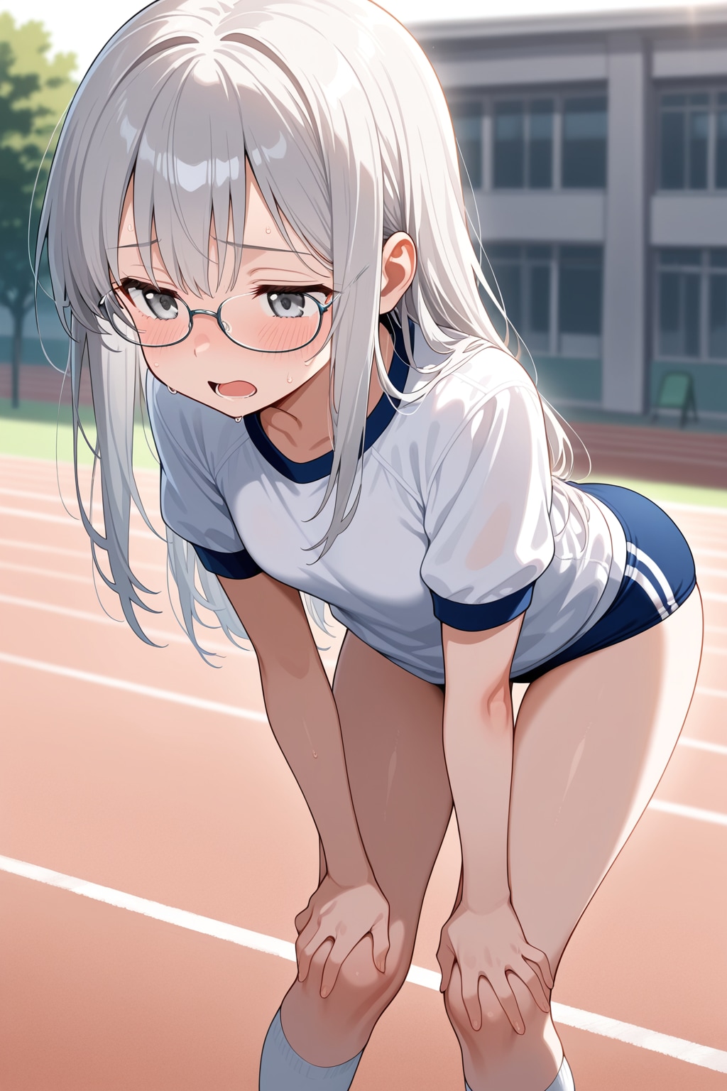 栞ちゃんのトレーニングを見守ることにした