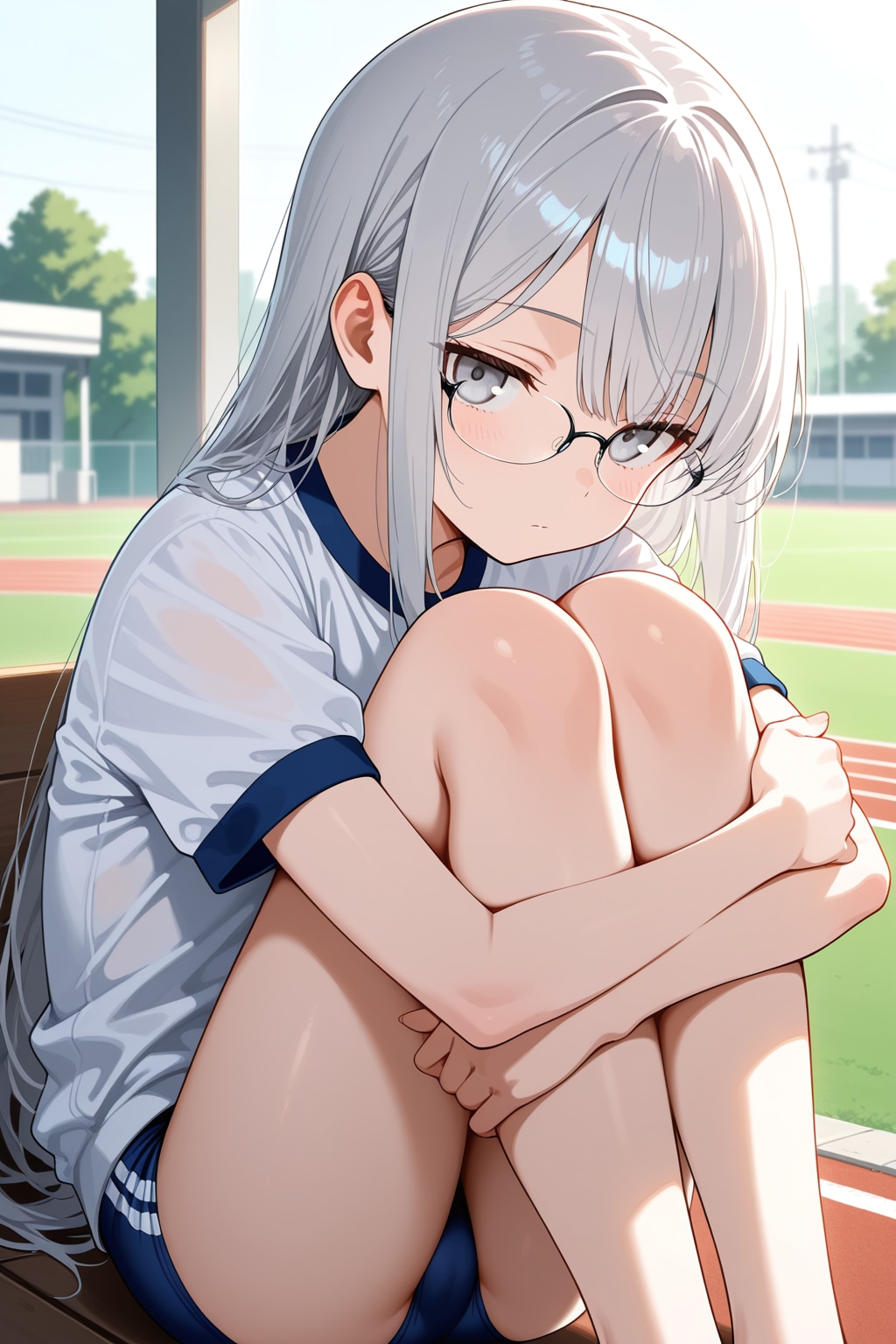 栞ちゃんのトレーニングを見守ることにした