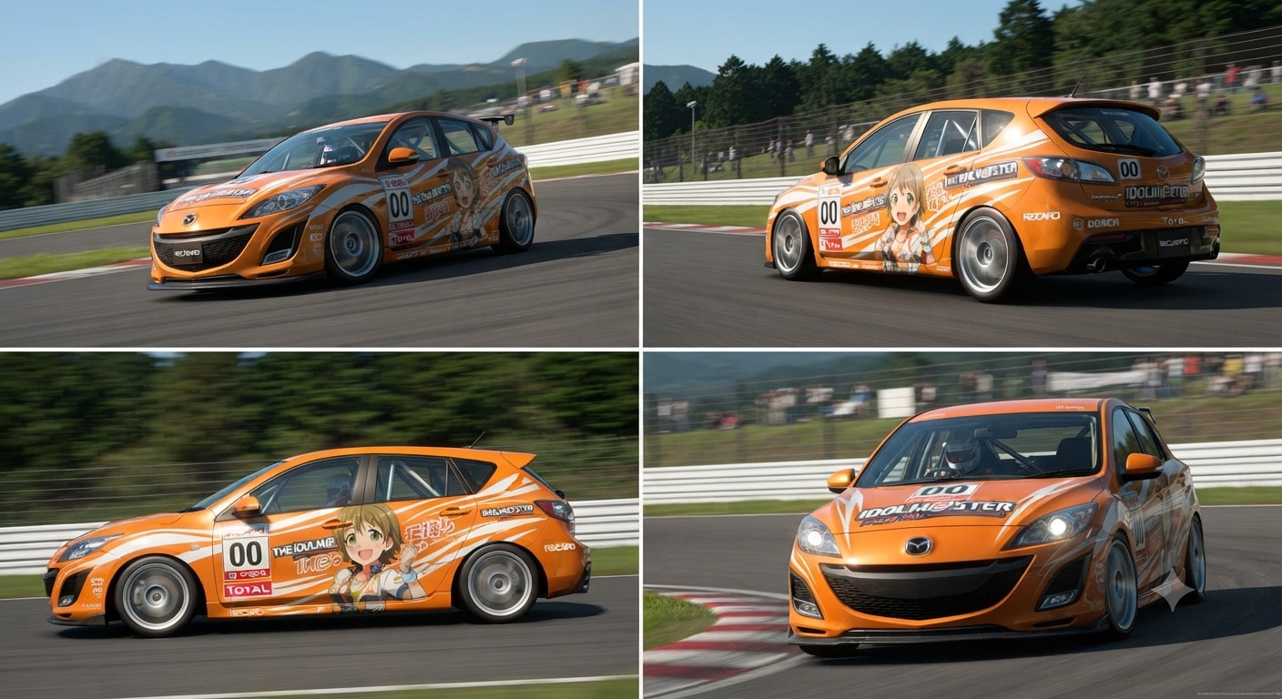 アクセラアイドルマスター痛車 | の人気AIイラスト・グラビア