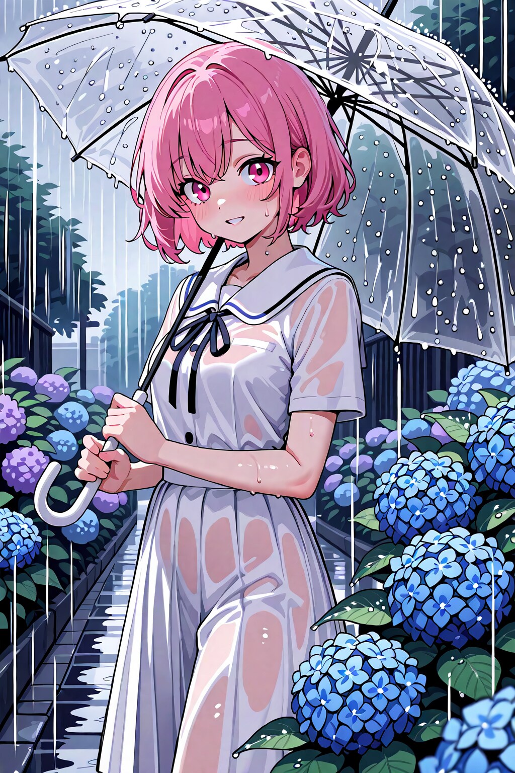 梅雨ピンク