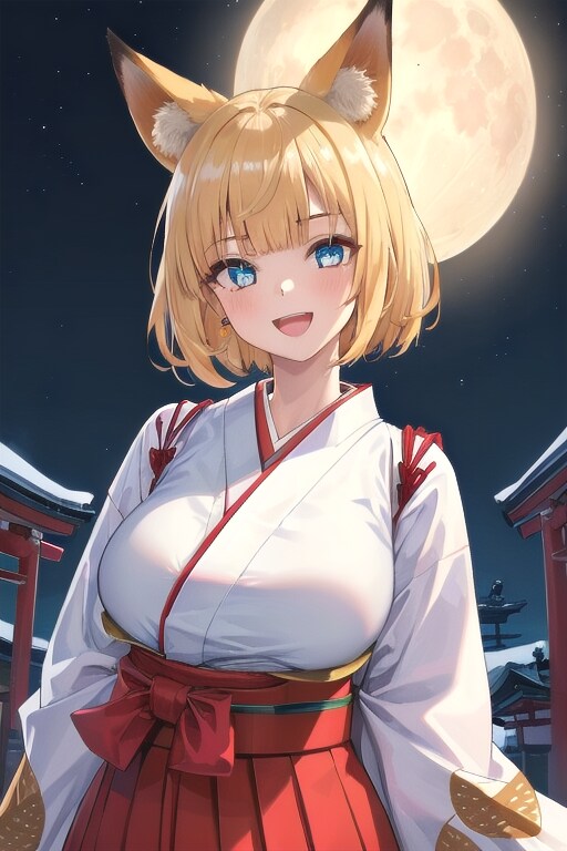 月夜に魅せられて | の人気AIイラスト・グラビア