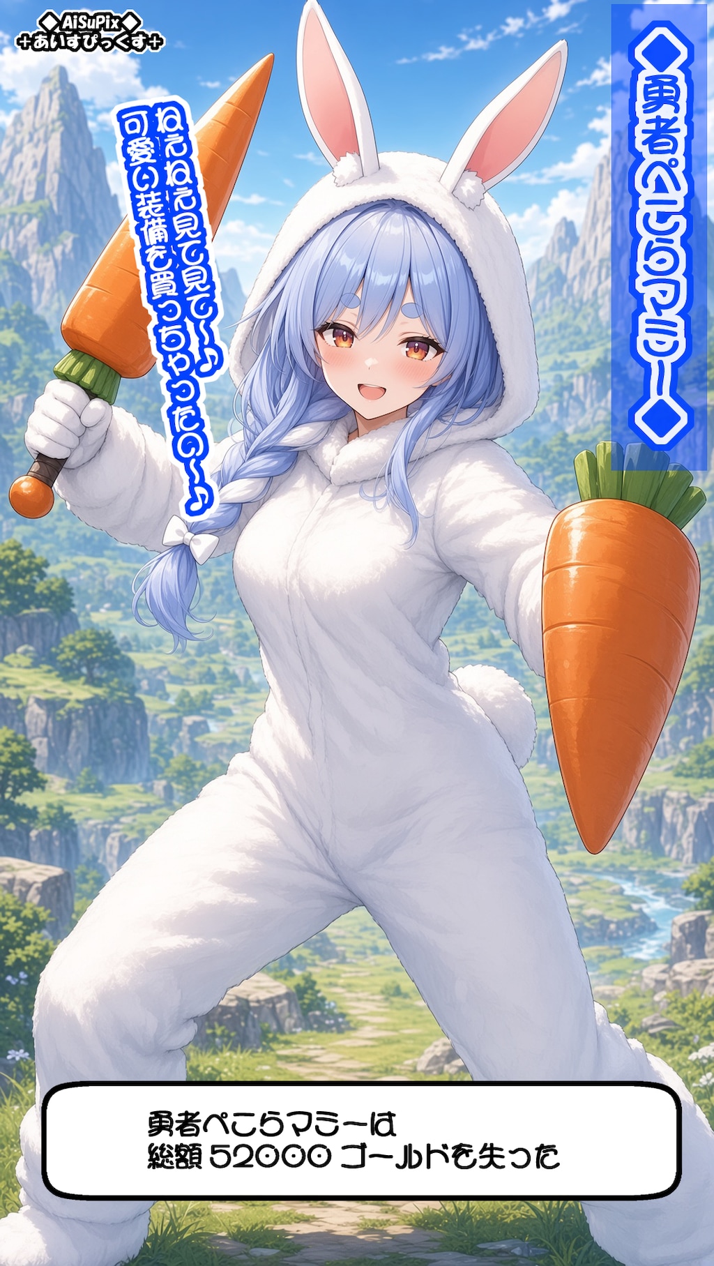 💙AiSuPix／どこかの勇者シリーズ：勇者ぺこらマミー💙