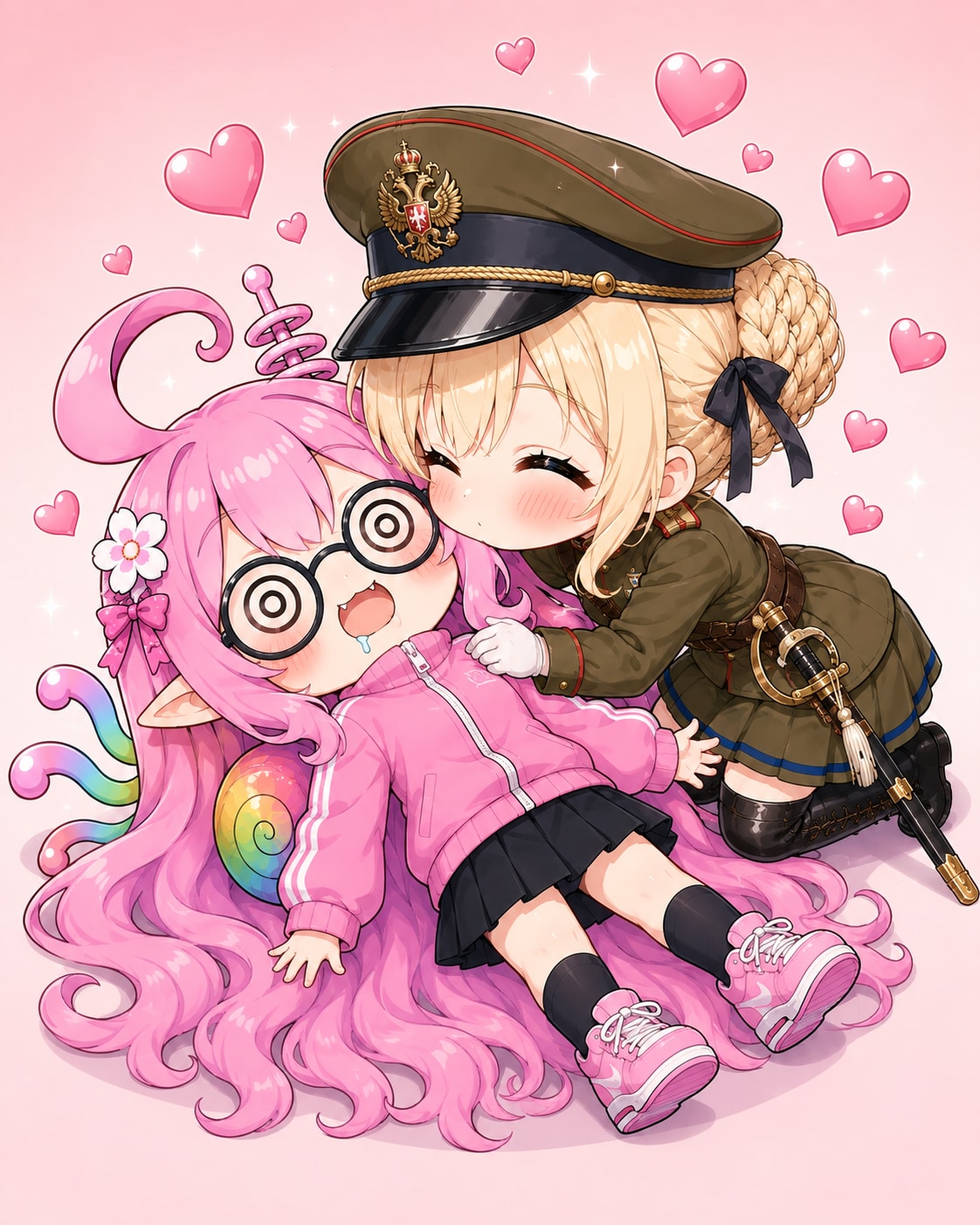 「Я люблю тебя ♡ Это было так здорово ♡」 | の人気AIイラスト・グラビア