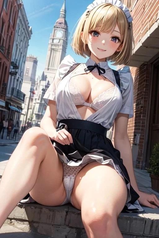 金髪メイド撮影会パンチラ画像集