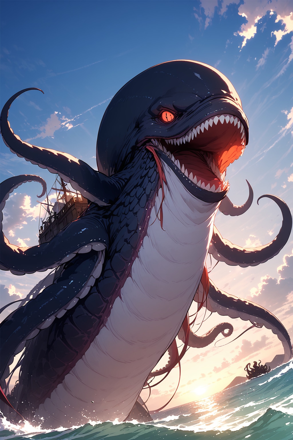 暑気払い大海獣 | の人気AIイラスト・グラビア