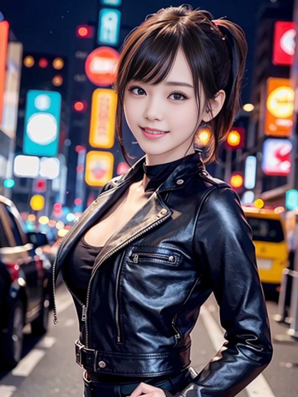 ネオン街の彼女♡①