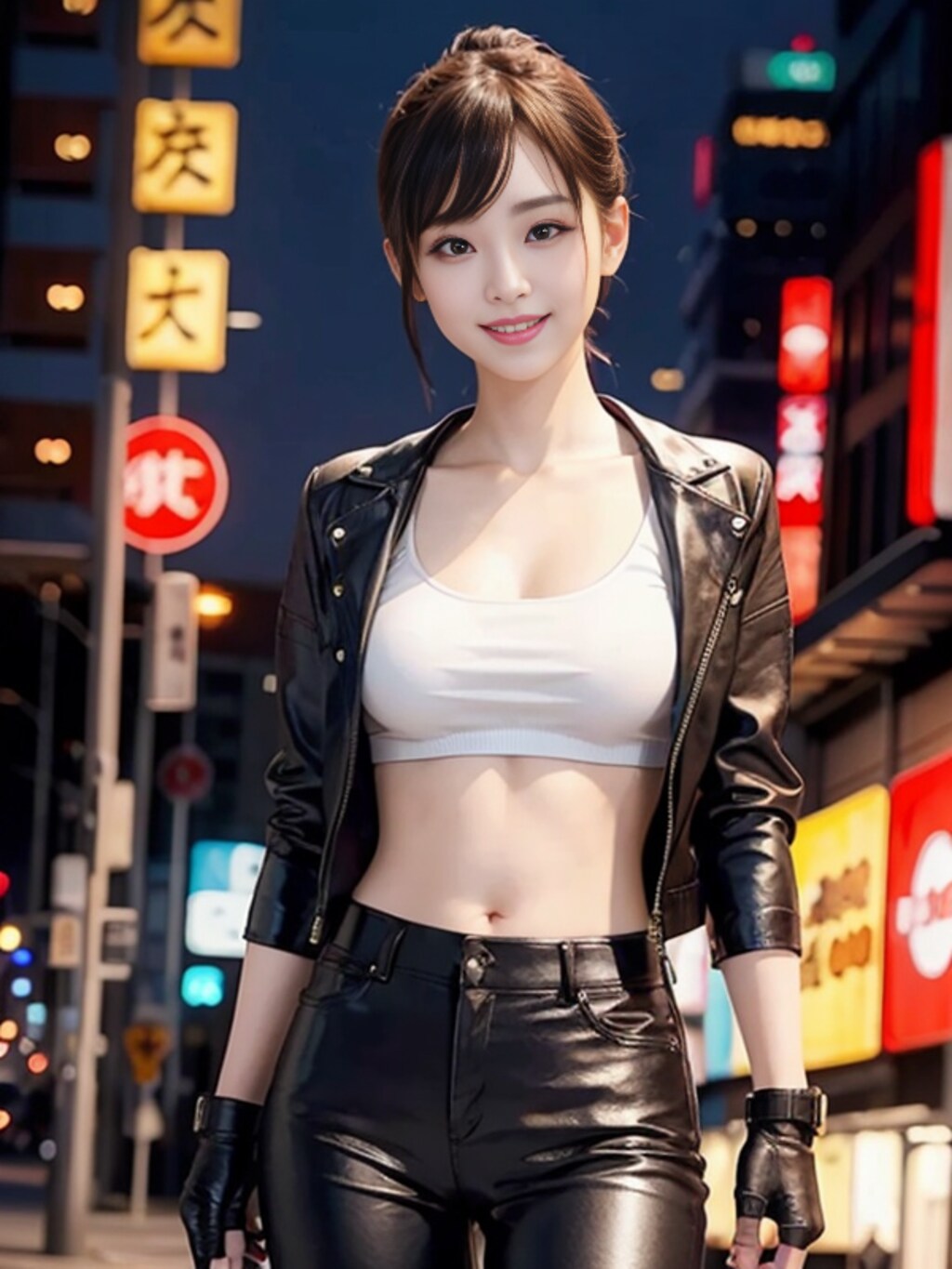 ネオン街の彼女♡①
