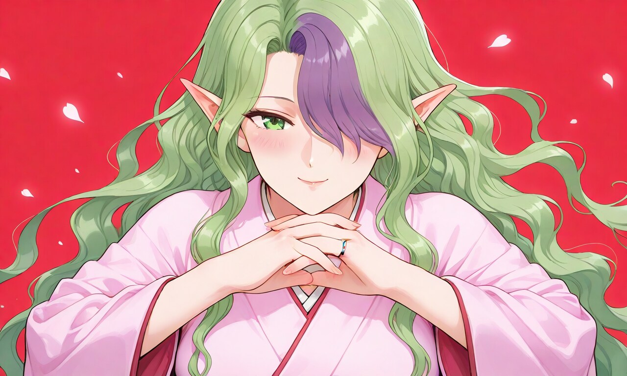 着物姿のミザリィさん | の人気AIイラスト・グラビア