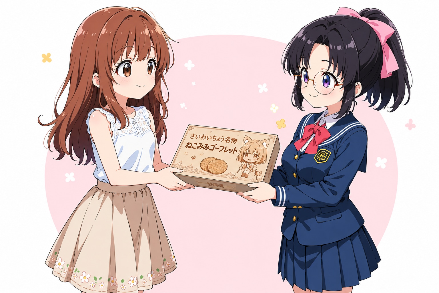 高槻楓さんにお礼のお土産を持っていきました🎁
