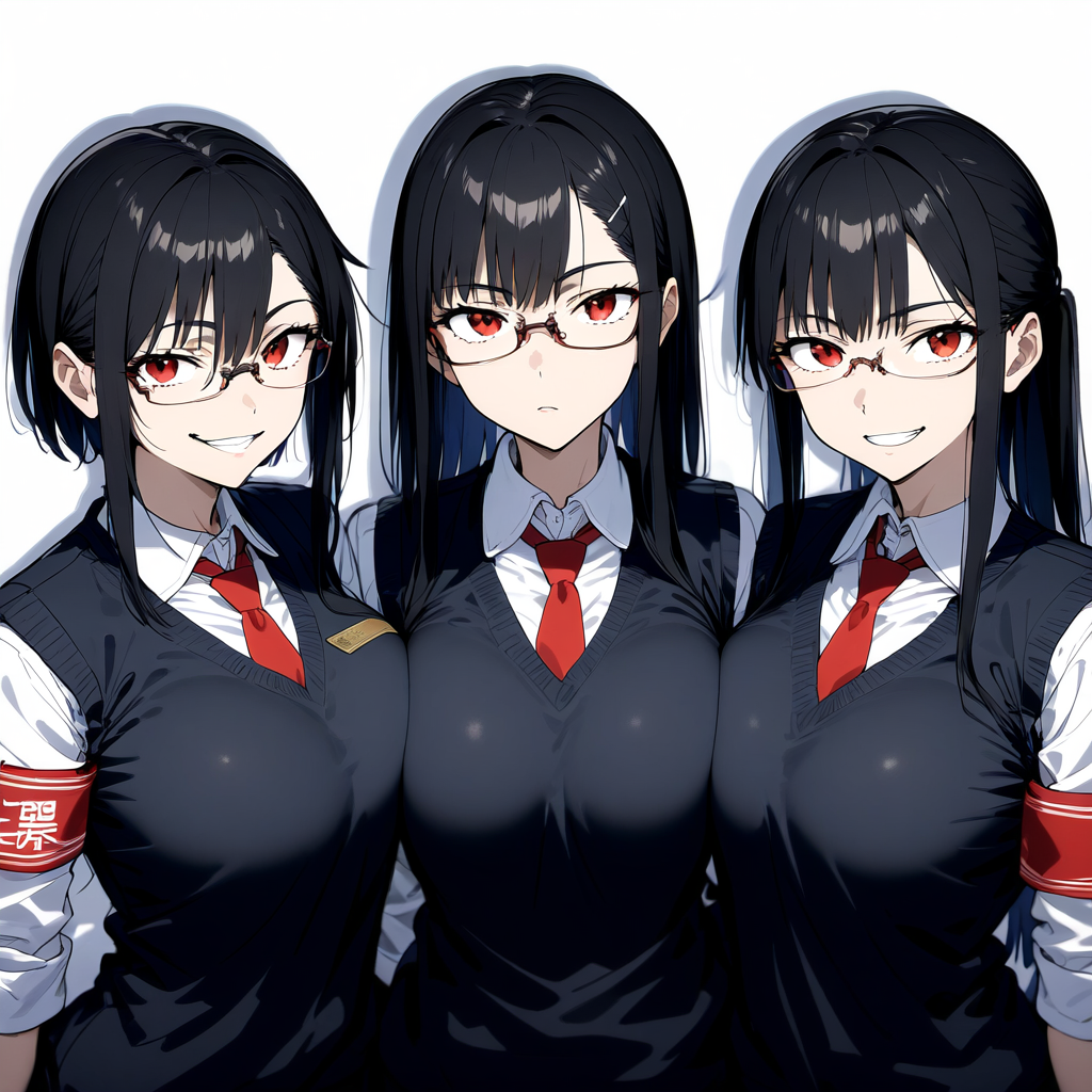 やあやあやあ、君が新しい生徒会メンバーか……歓迎するよ♪ | の人気AIイラスト・グラビア