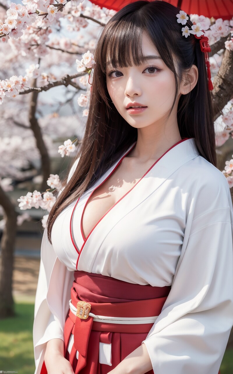 早朝の巫女さん♥