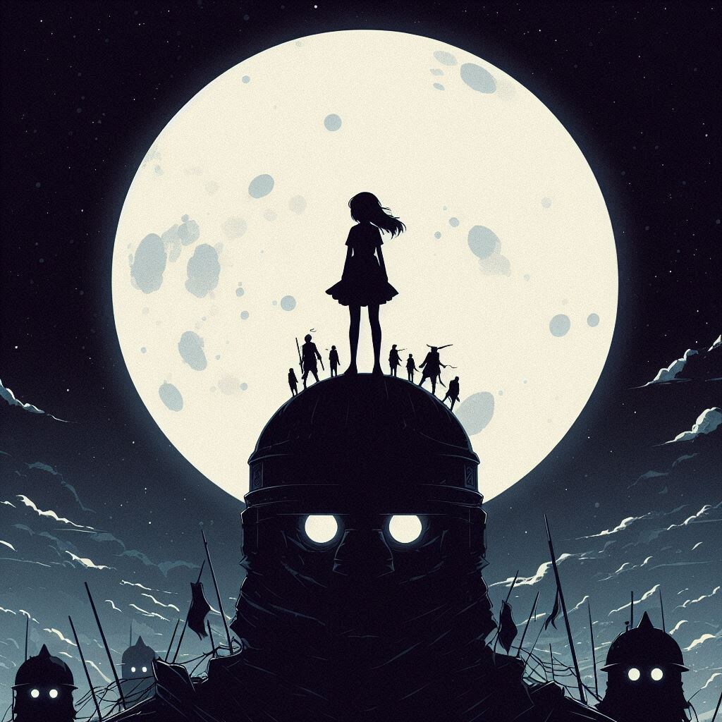 月と少女21 | の人気AIイラスト・グラビア