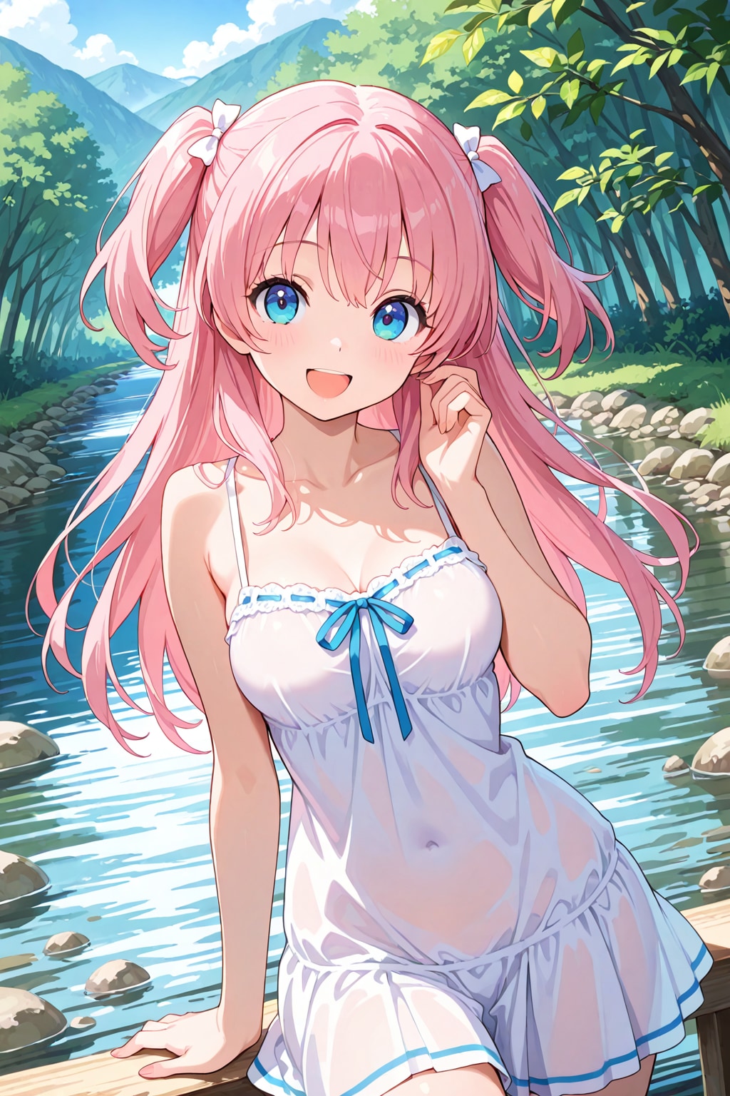 うちの川遊び