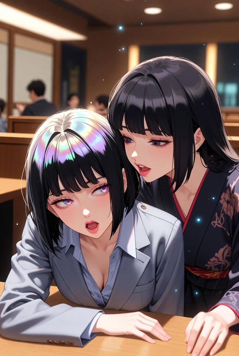 営業中の居酒屋で酔っぱらったお客様に悪戯する店員さん | の人気AIイラスト・グラビア