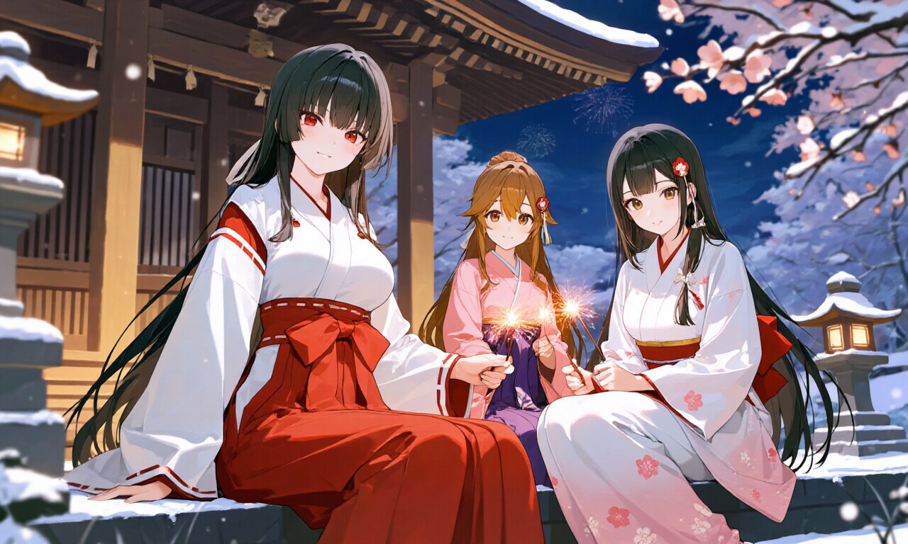 花火女子達　冬