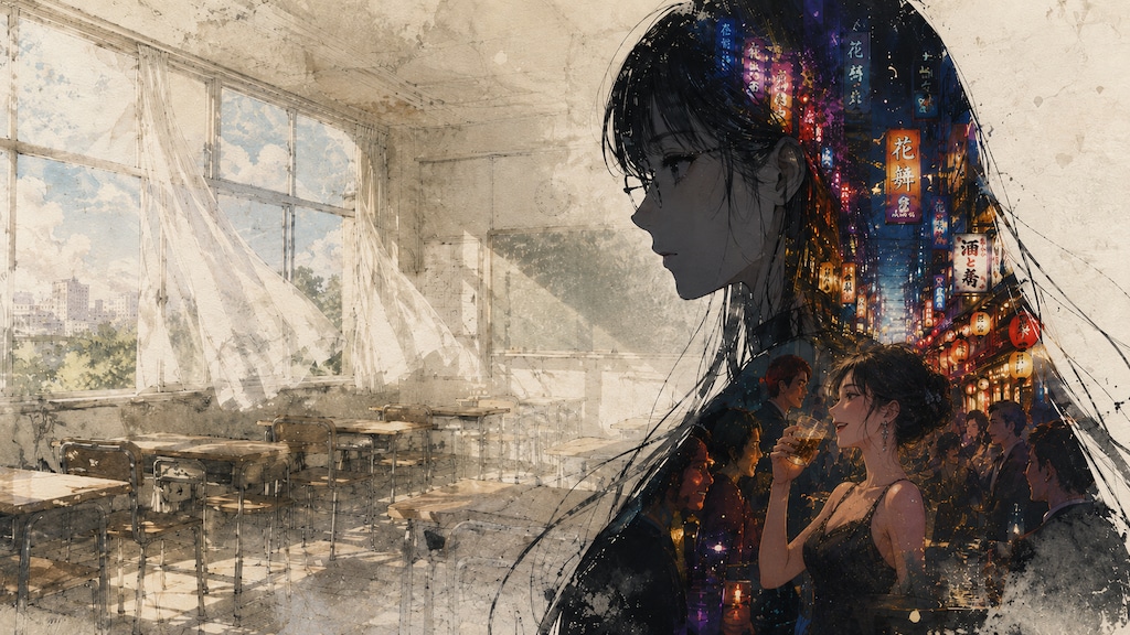 夜の顔
