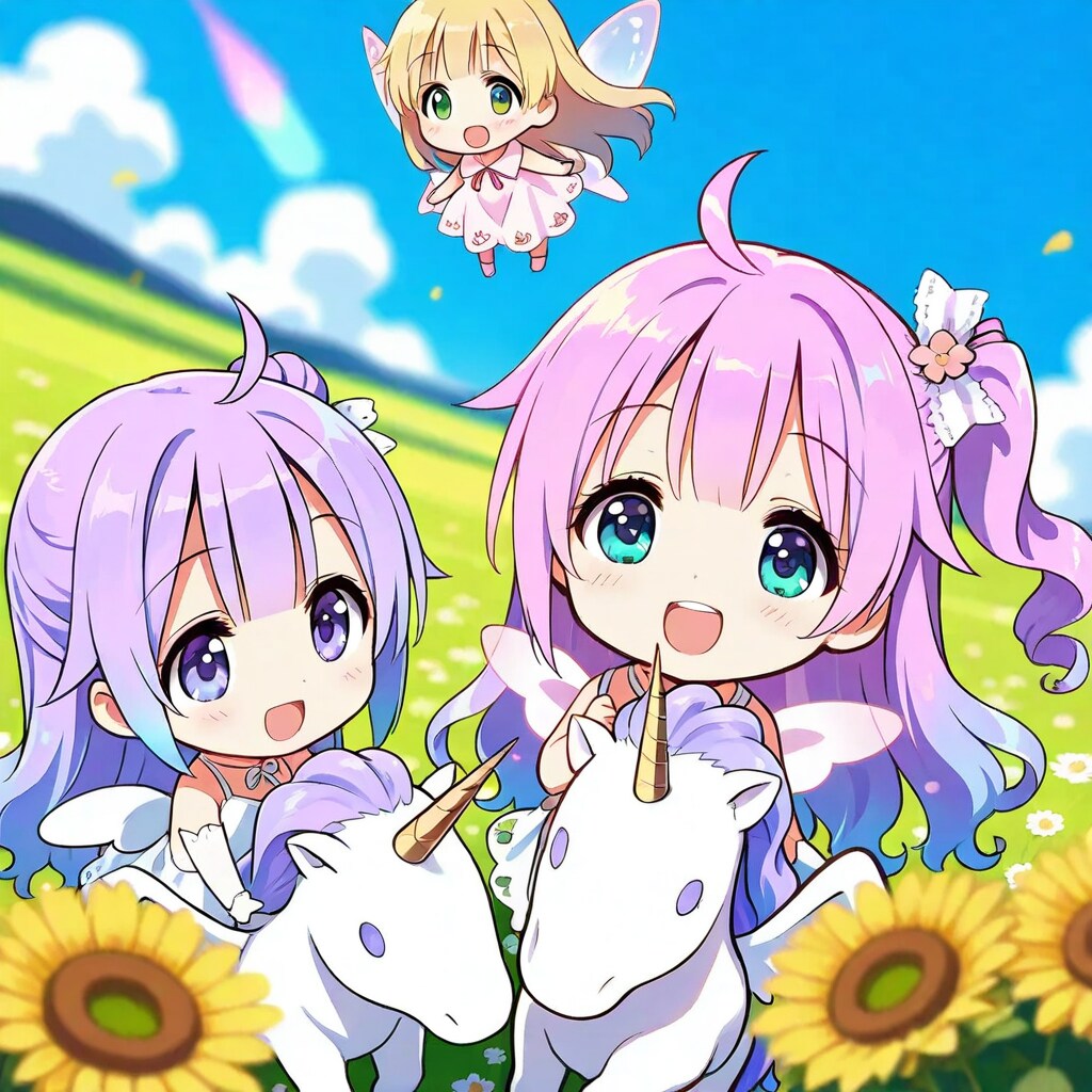 unicornちゃんと妖精ちゃん