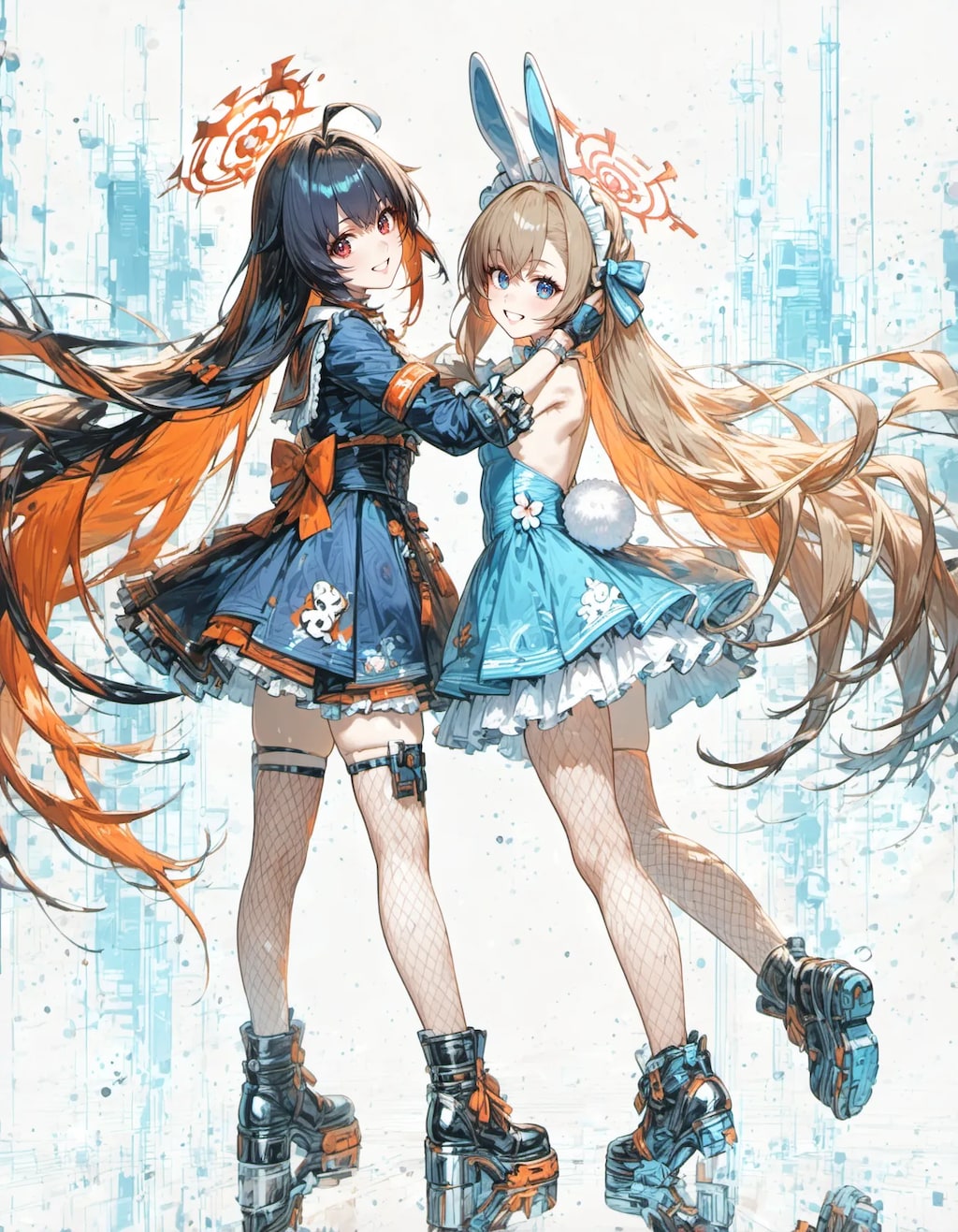 A Harmony of Two Colors and One Heart