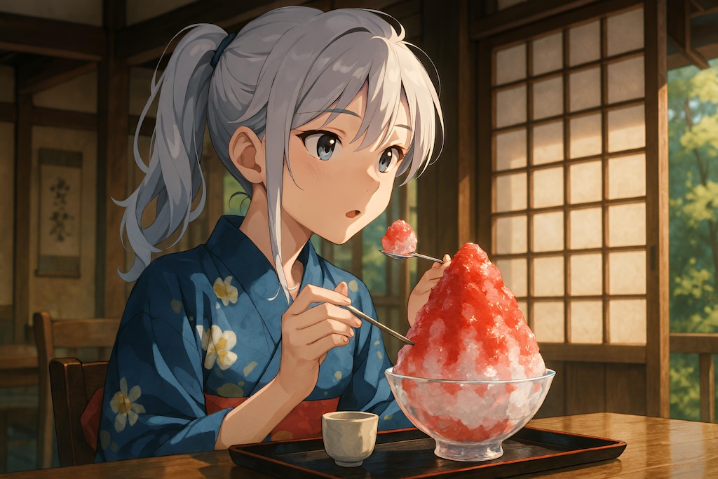 今年最初のかき氷っ！