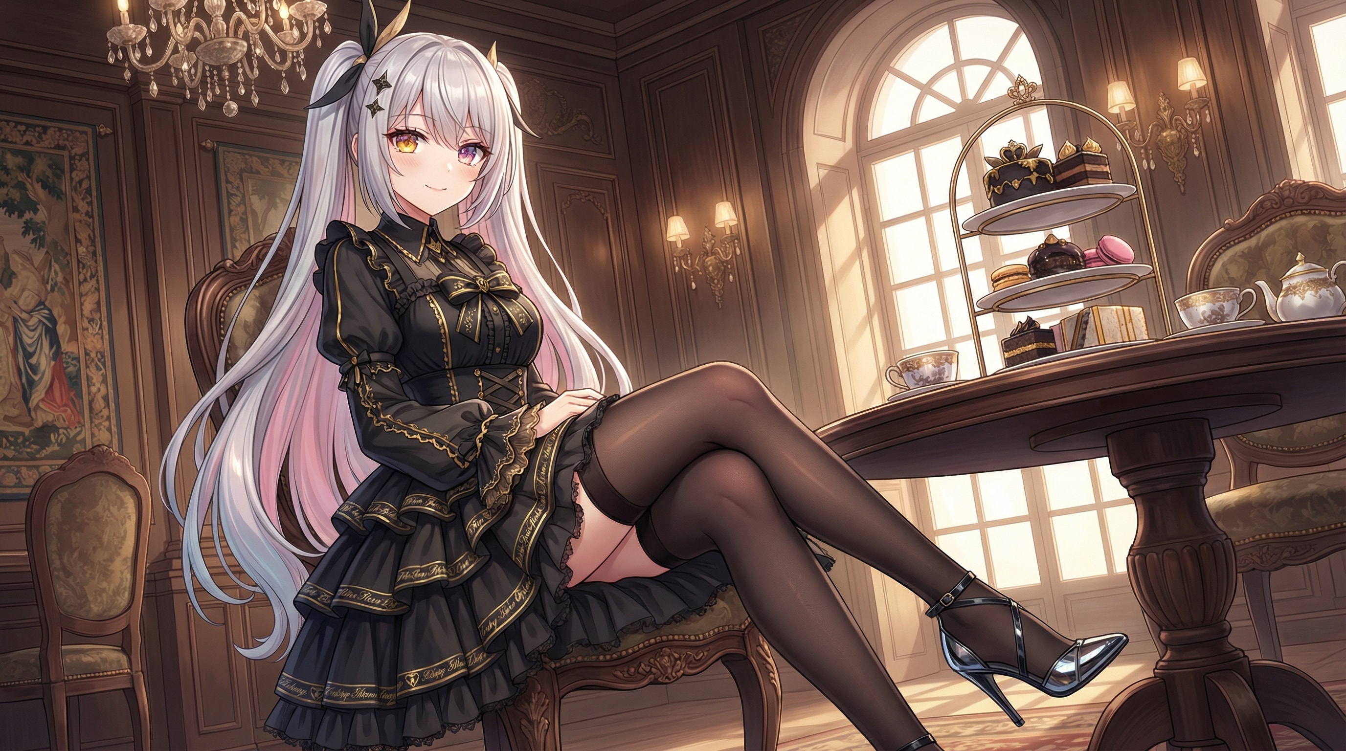 午後茶会 | の人気AIイラスト・グラビア