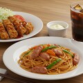 深夜食堂の生パスタとチキン南蛮のセット 4枚目