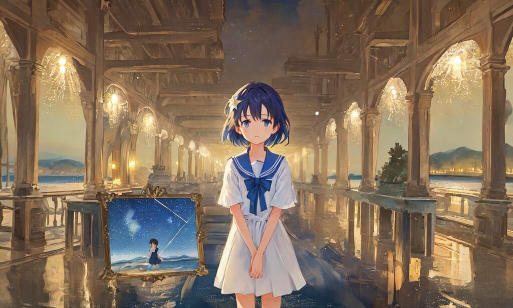 大切な人、描きました、留めるように