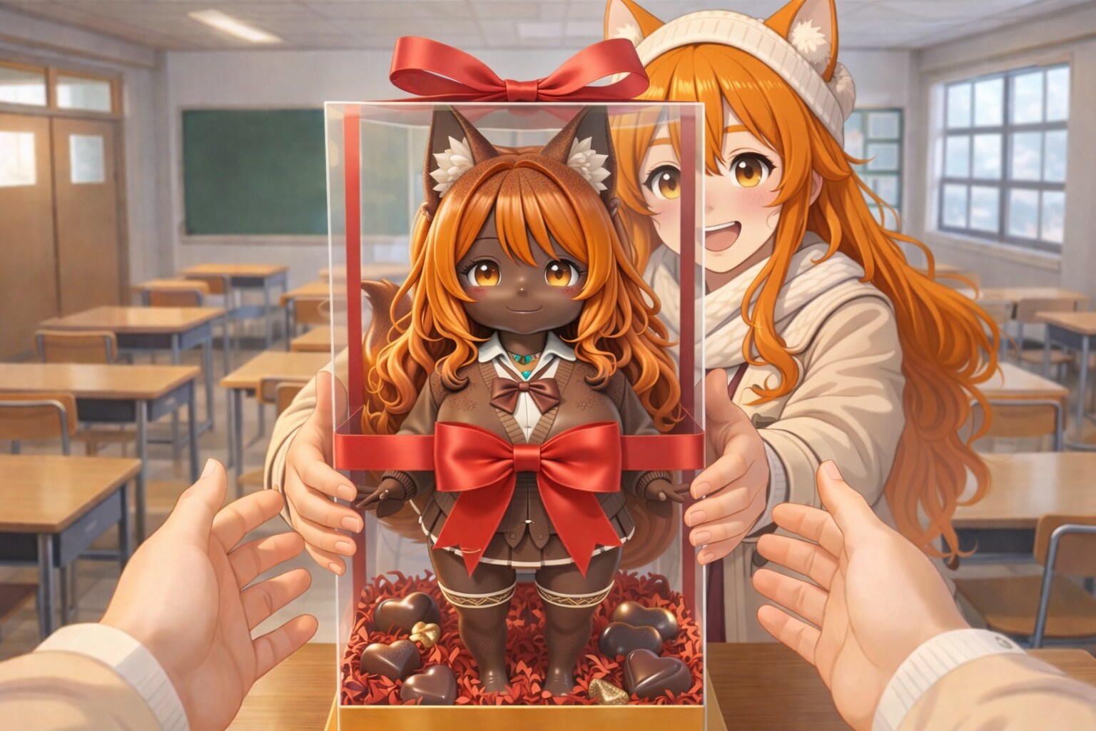 あげる〜(義理チョコ) | の人気AIイラスト・グラビア