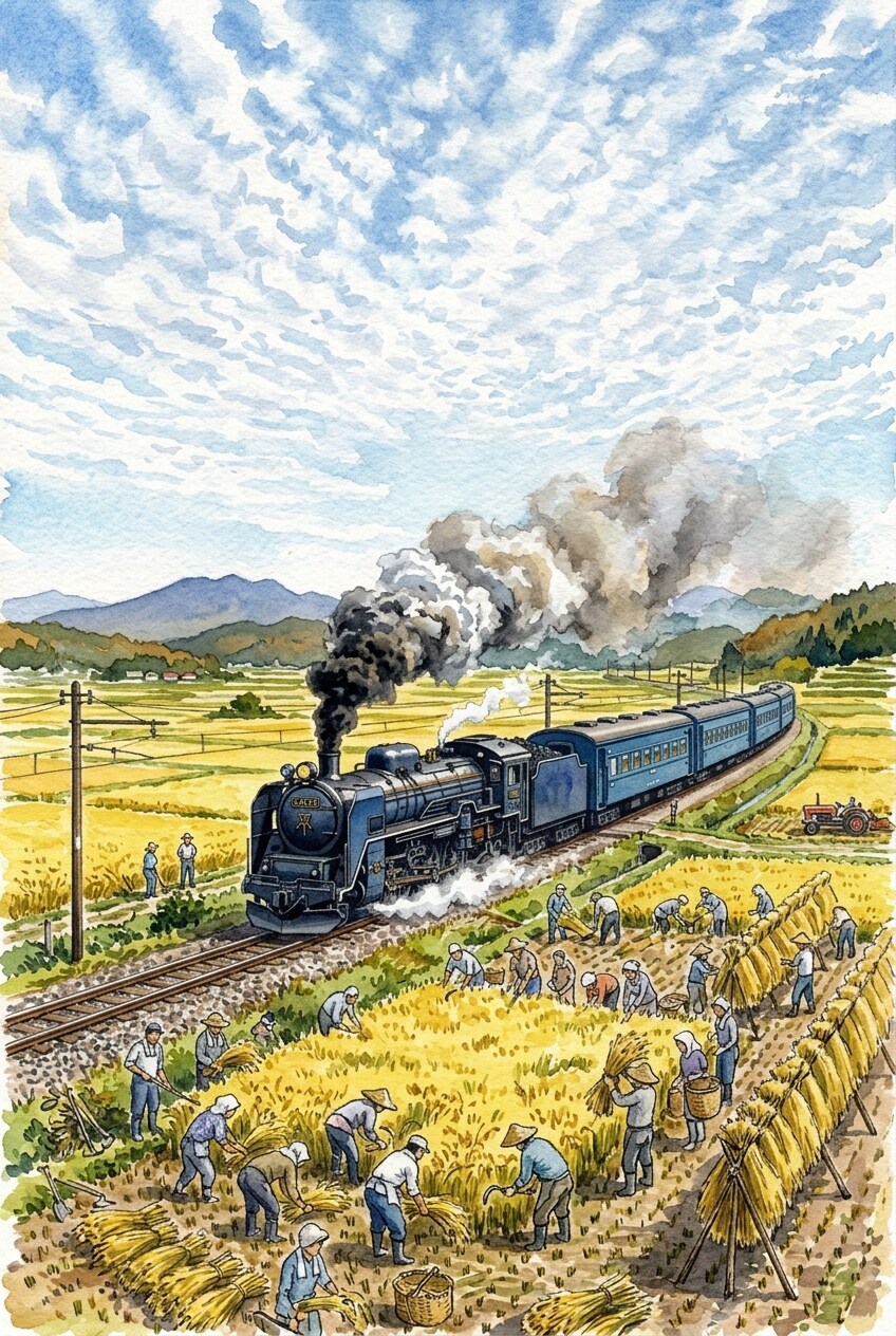 昭和の秋風景 | の人気AIイラスト・グラビア