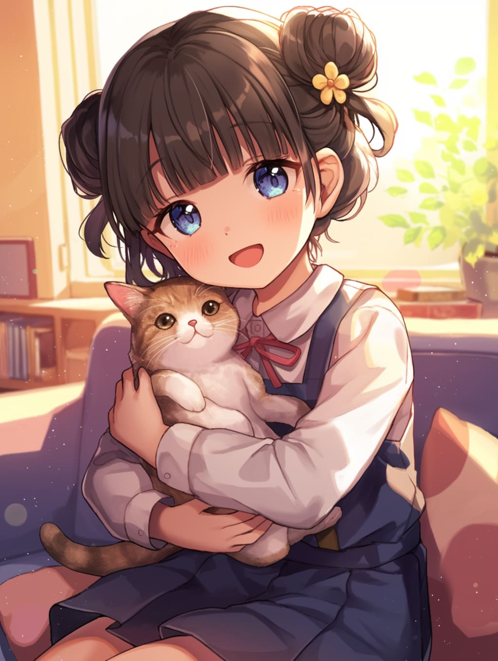 猫🐈とおだんごちゃん🍡✨136