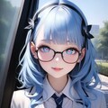 青髪ブレザー 7枚目
