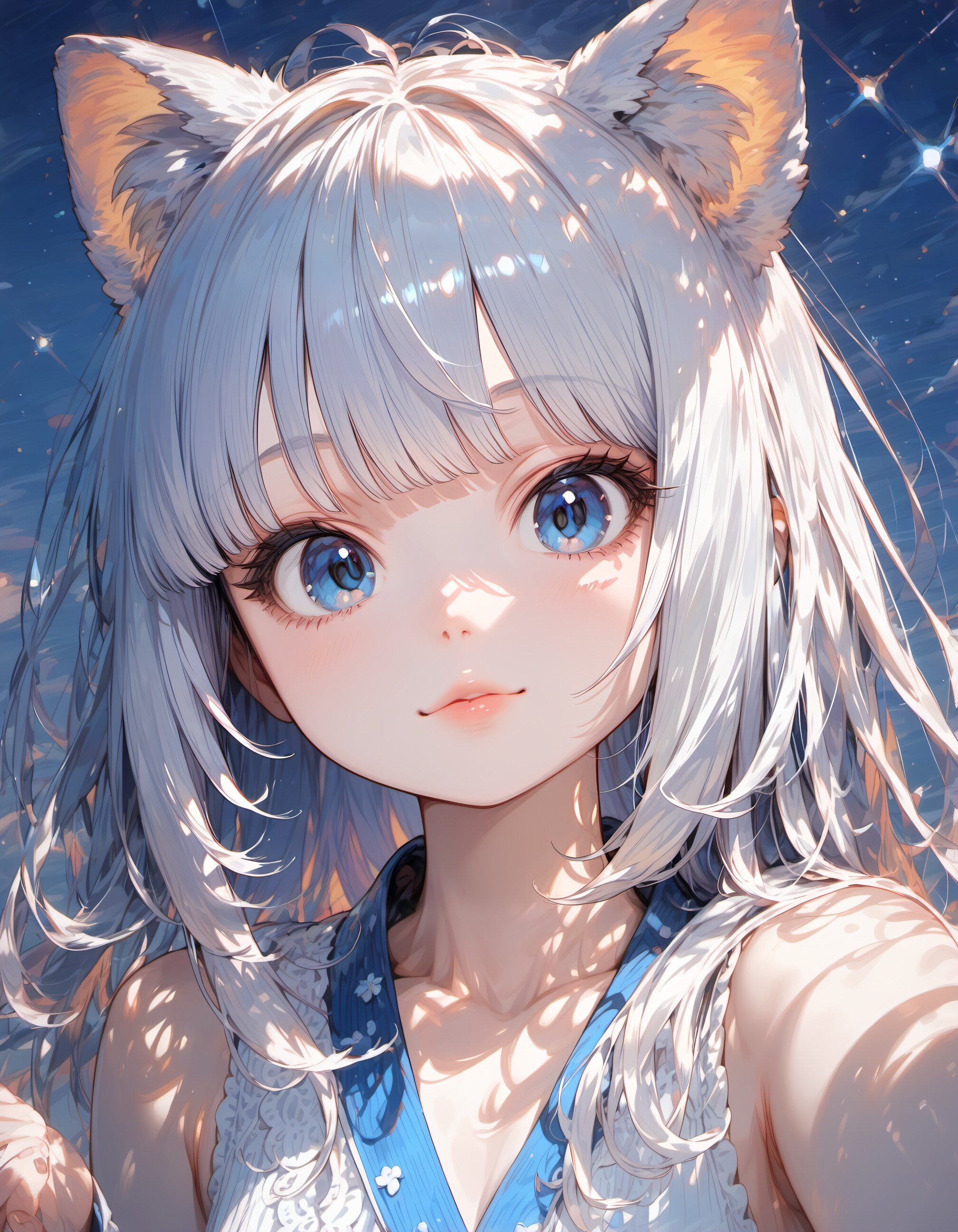 blue eyes | の人気AIイラスト・グラビア