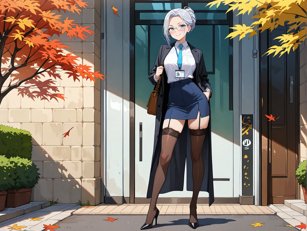 秋コーデの露峰さん