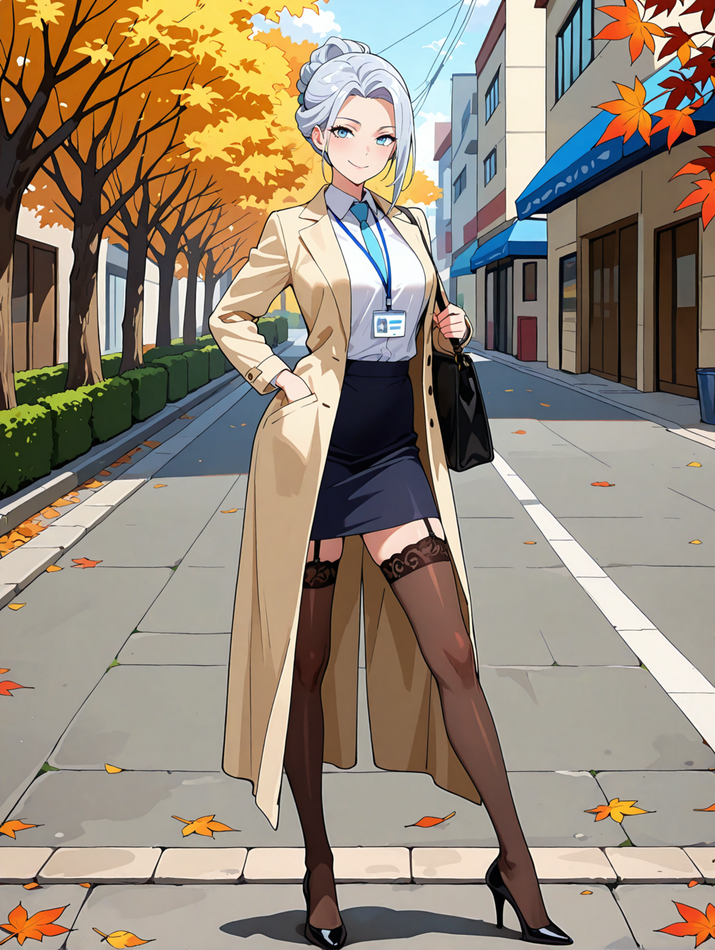 秋コーデの露峰さん