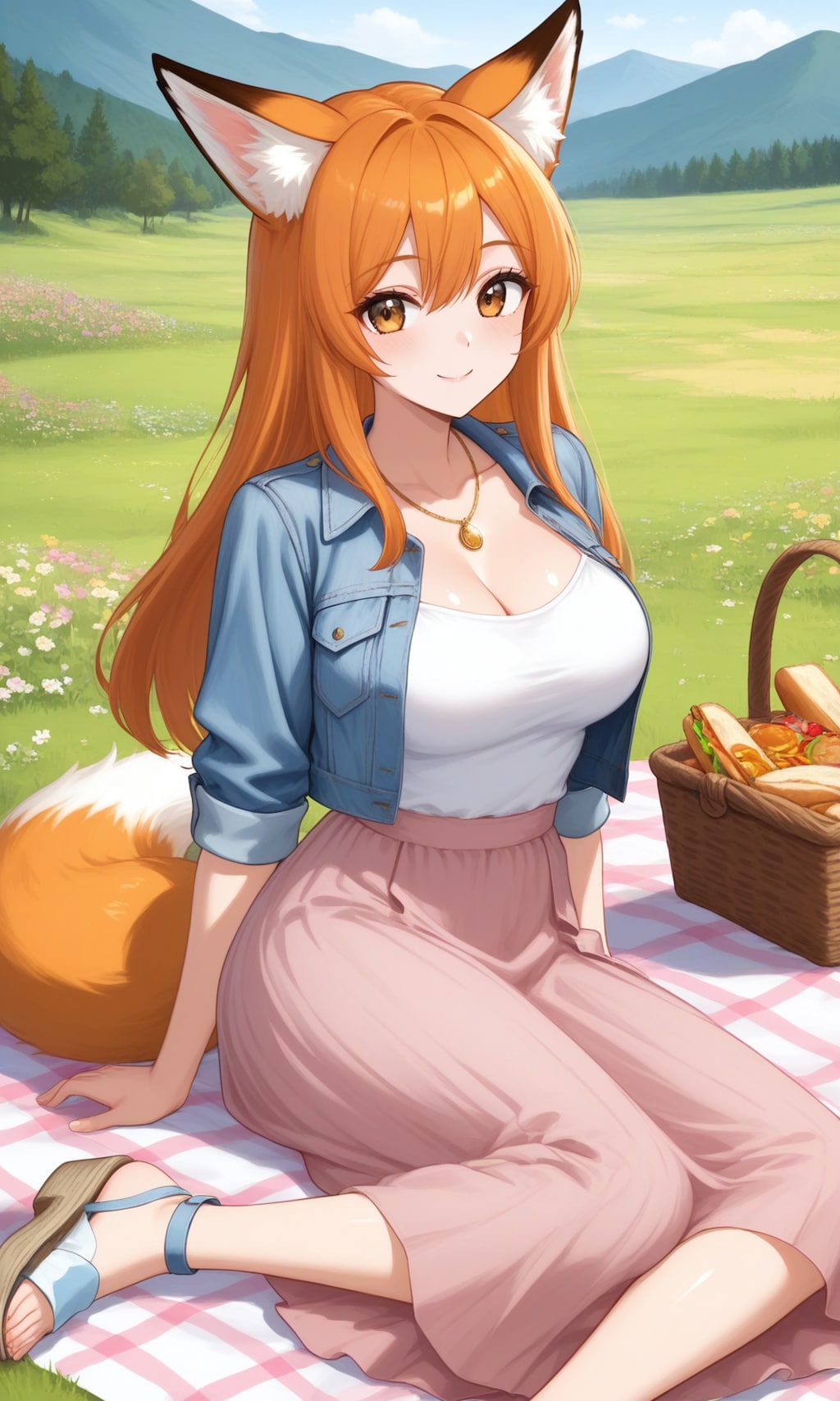 狐娘とピクニック