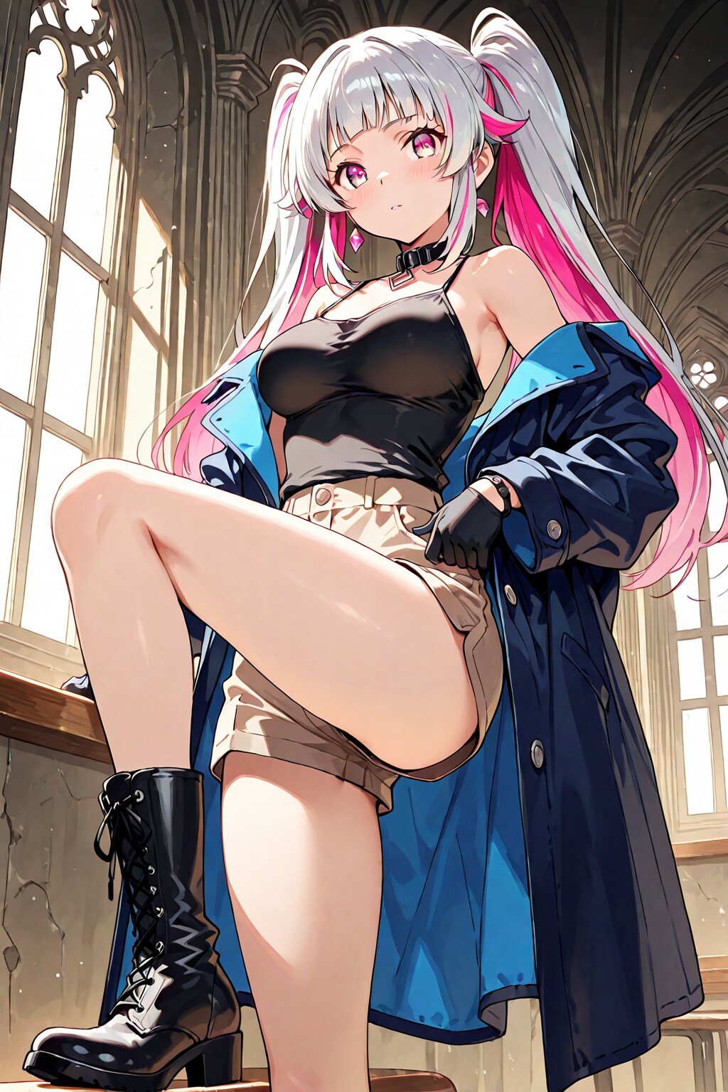 2、銀髪の子