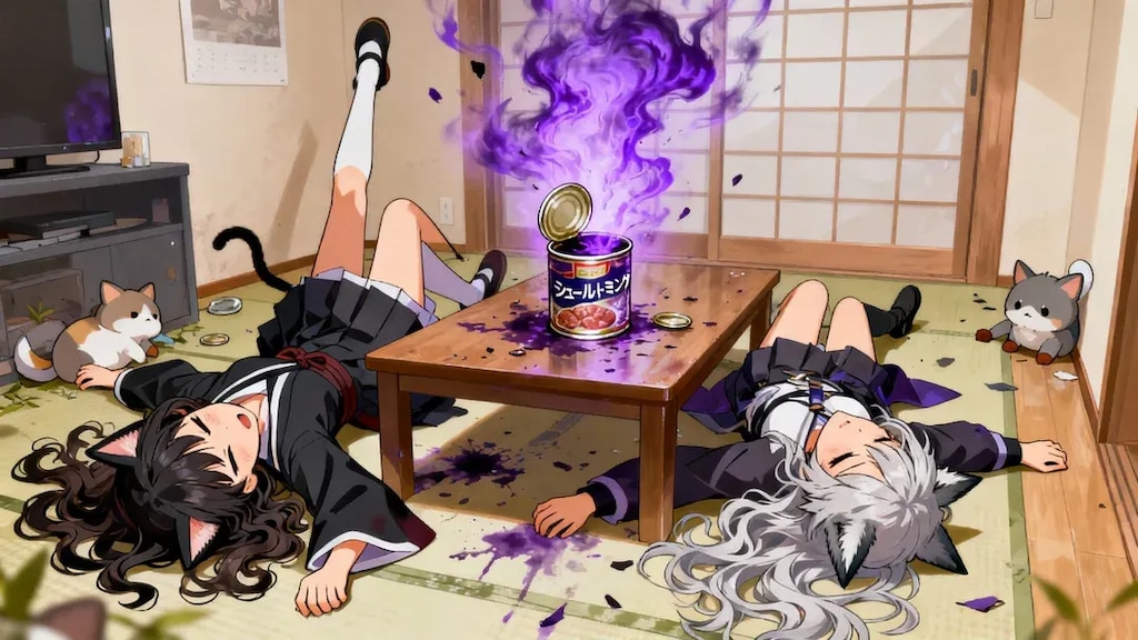 【危険】シュールストレミングを開けるさくらちゃんとステラちゃん