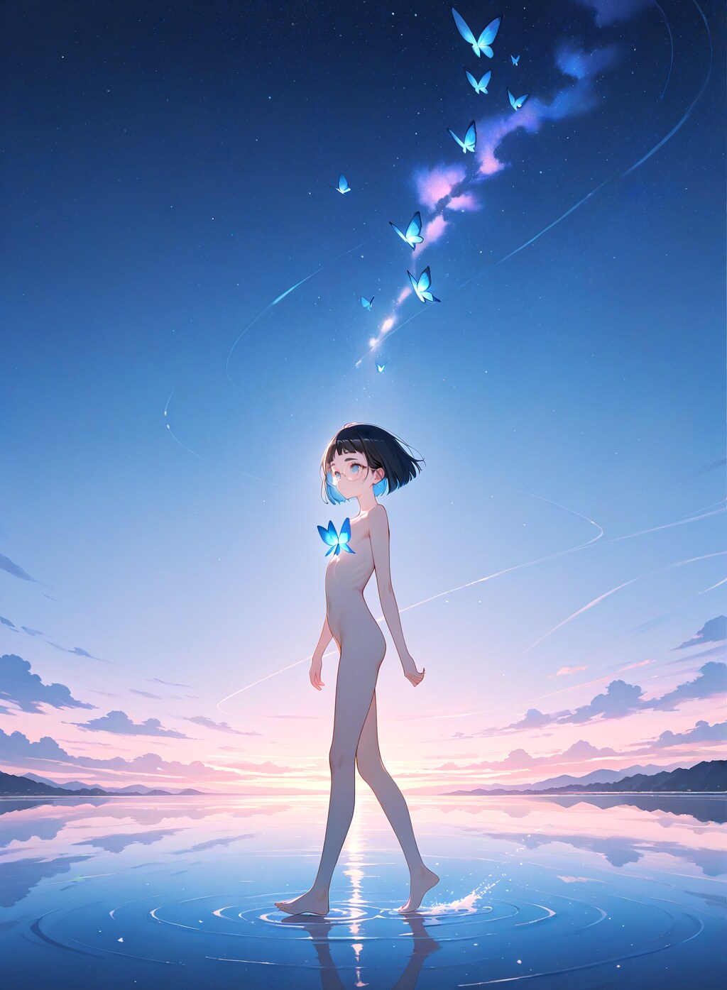 水のめがねちゃん妖精