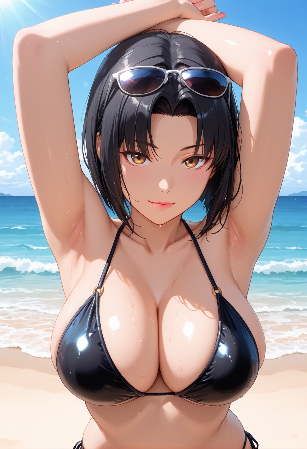 こんなところで大きくして…あとで、ちゃんと面倒見てあげるから❤️